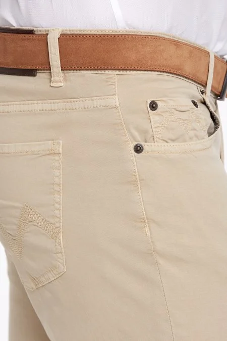 Slim Fit 5 Cep Kum Rengi Chino Pantolon