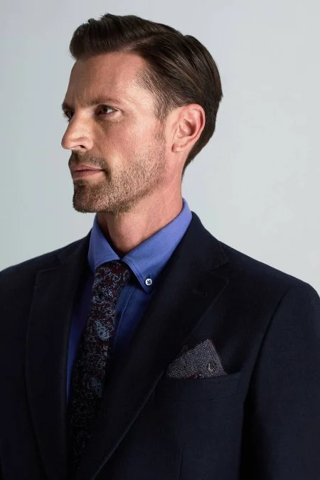 Desenli İpek Yün Karışım Bordo Örgü Kravat