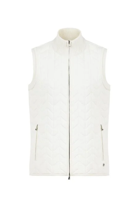 Ekru Activewear Merino Yün Triko Yelek