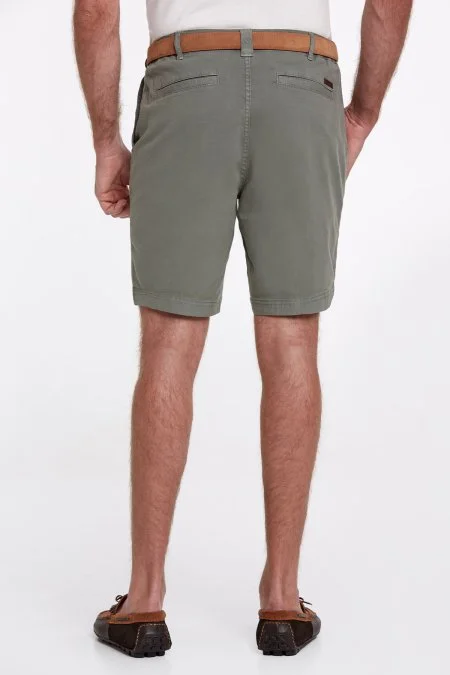 Haki Beli Lastikli Şort