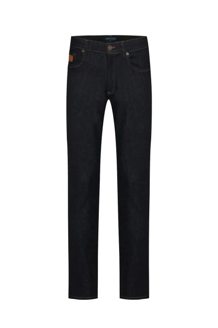 Kaşmir Karışım Kışlık Lacivert Denim Pantolon