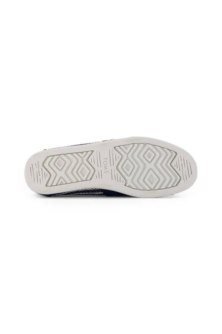 Klasik Çizgili Lacivert Espadril - Toms