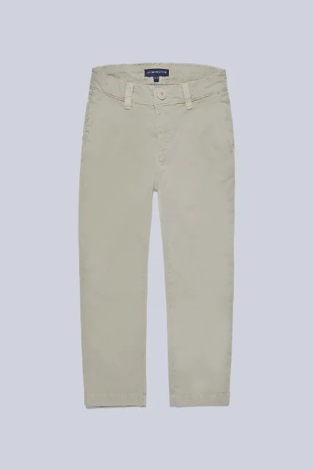 Kum Rengi Yazlık Çocuk Chino Pantolon