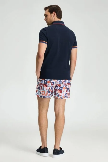 Pike Pamuk Lacivert Polo T-Shirt