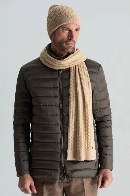 Lambswool Yün Camel Atkı Lambswool Yün Camel Atkı