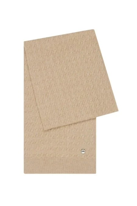 Lambswool Yün Camel Atkı