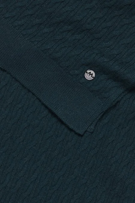 Lambswool Yün Yeşil Çocuk Atkı