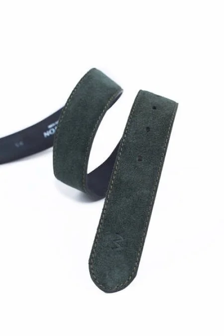 Haki El Yapımı Süet Kemer