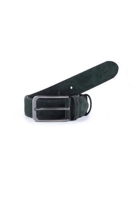 Haki El Yapımı Süet Kemer