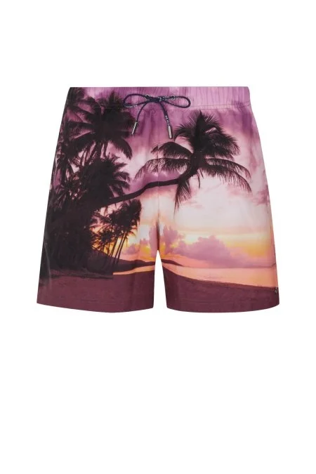 Palmiye Desen Pembe Quick Dry Mayo