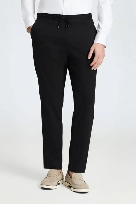 Pamuk Karışım Siyah Relax Fit Jogger Pantolon Pamuk Karışım Siyah Relax Fit Jogger Pantolon