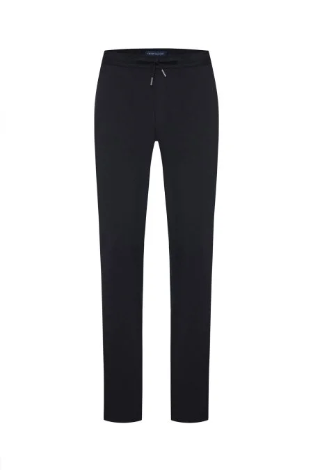 Pamuk Tencel Karışım Siyah Relax Fit Yazlık Jogger Pantolon