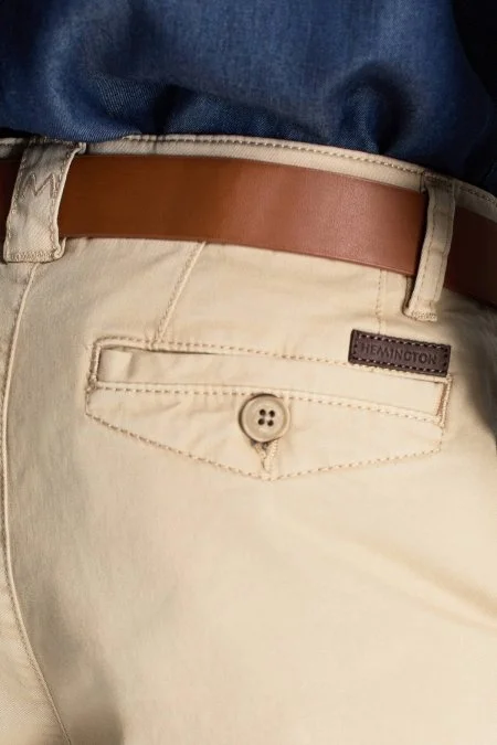 Pamuklu Camel Chino Çocuk Pantolon