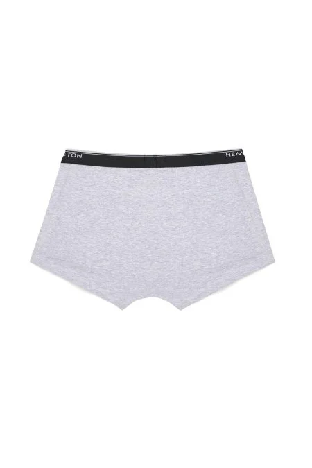 Pamuklu Gri Boxer