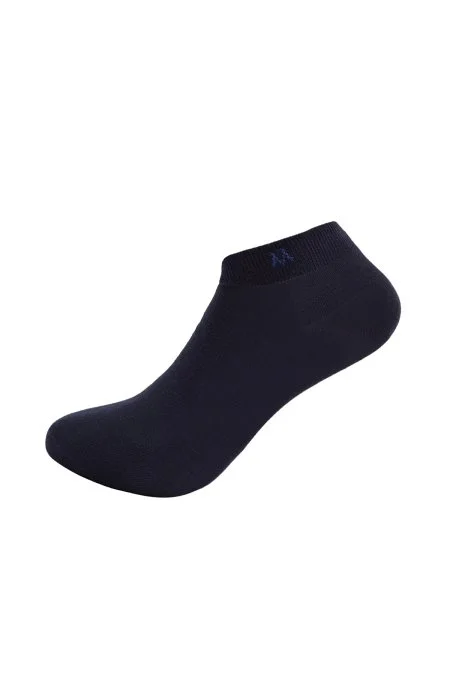 Pamuklu Lacivert İkili Sneaker Çorap Seti
