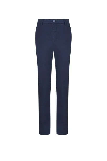 Pamuklu Lacivert Regular Fit Chino Pantolon