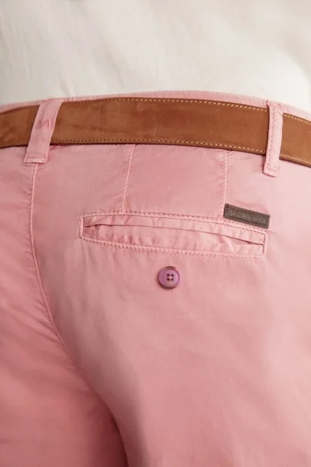 Pembe Yazlık Chino Pantolon