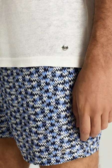 Saf Keten Kırık Beyaz Bisiklet Yaka T-Shirt