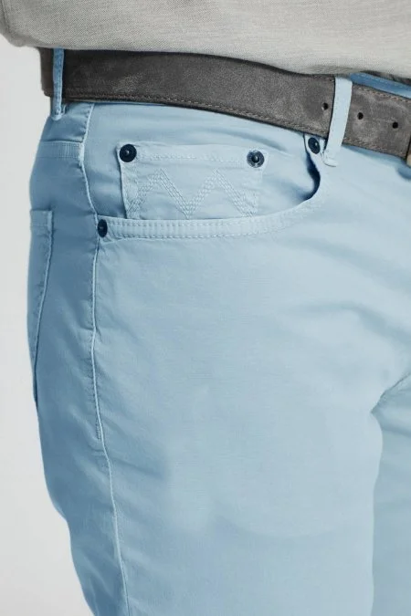 Slim Fit 5 Cep Gök Mavisi Chino Pantolon