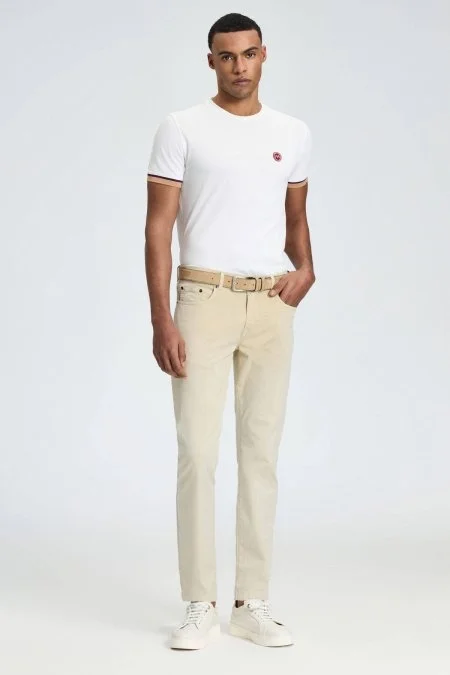 Slim Fit 5 Cep Kum Chino Pantolon