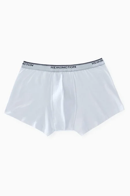 Beyaz Gri Siyah Üçlü Boxer Seti