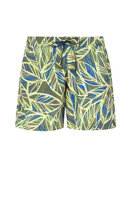 Yaprak Desen Haki Quick Dry Mayo