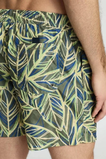 Yaprak Desen Haki Quick Dry Mayo