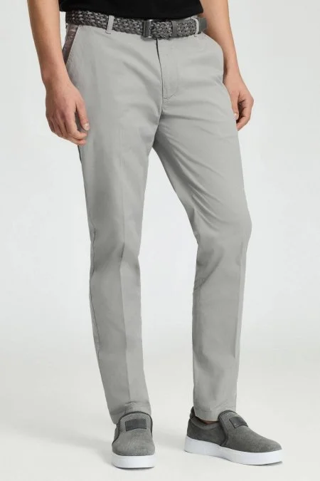 Açık Gri Yazlık Chino Pantolon Açık Gri Yazlık Chino Pantolon