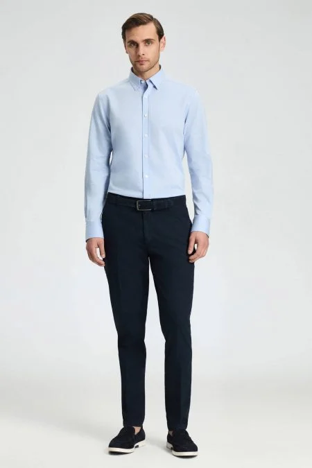 Lacivert Yazlık Chino Pantolon