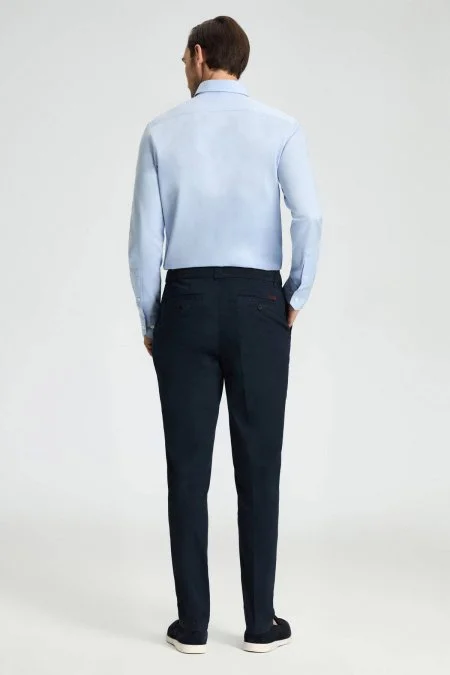 Lacivert Yazlık Chino Pantolon