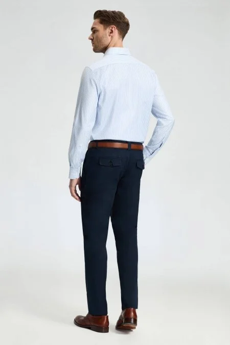 Lacivert Yazlık Chino Pantolon