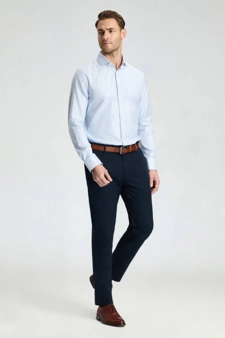 Lacivert Yazlık Chino Pantolon