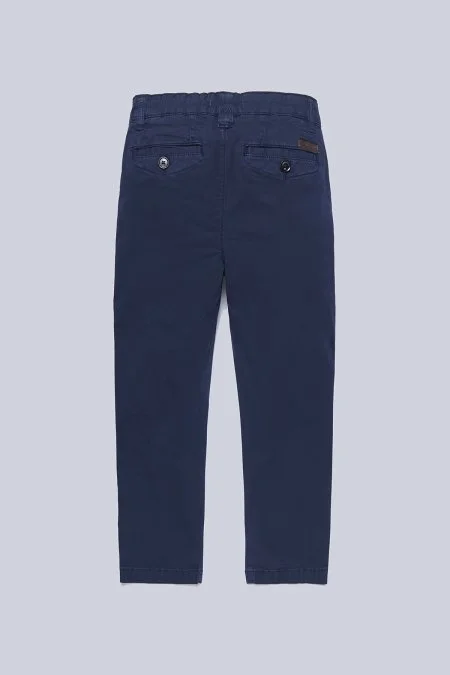 Lacivert Yazlık Çocuk Chino Pantolon