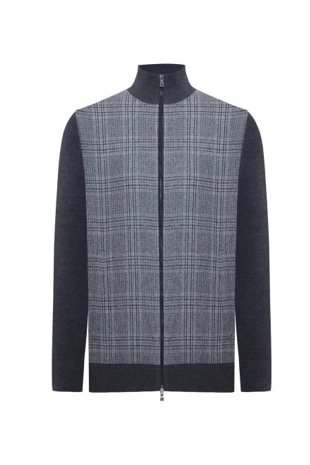 Yün Kumaşlı Tailor Triko Antrasit Hırka