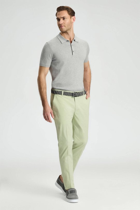 Açık Yeşil Yazlık Chino Pantolon