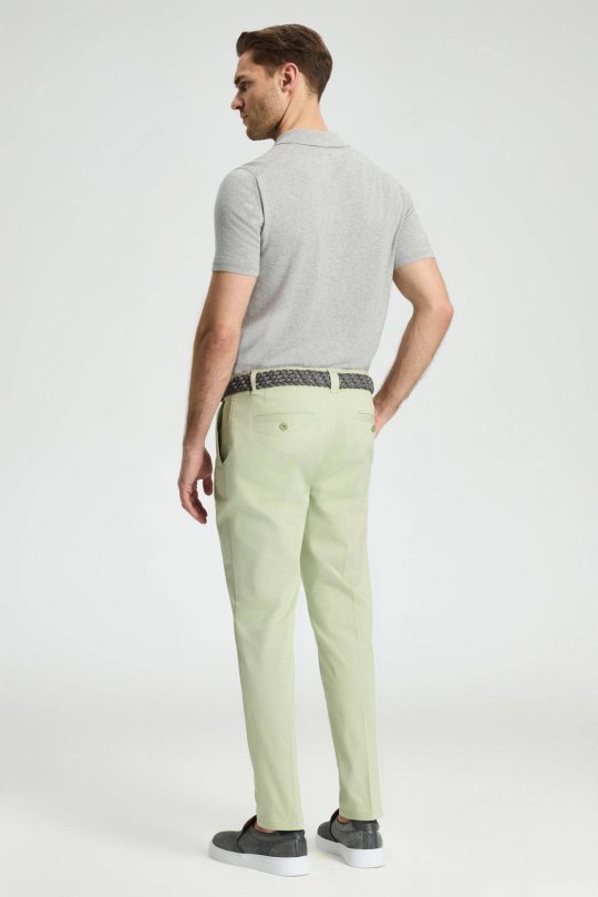 Açık Yeşil Yazlık Chino Pantolon