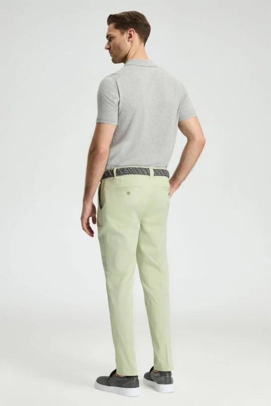 Hemington - Açık Yeşil Yazlık Chino Pantolon (5)