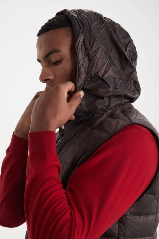 Hemington - Bordo Activewear Kaz Tüyü Şişme Yelek (3)