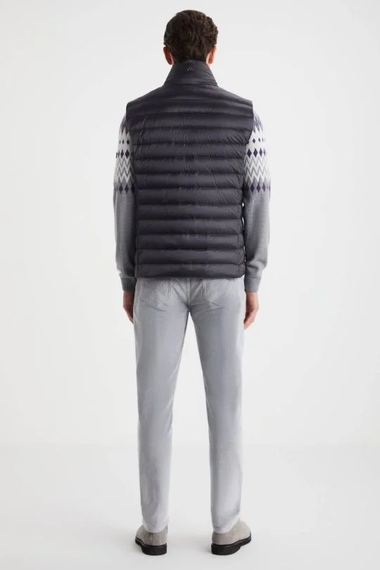 Hemington - Koyu Gri Activewear Kaz Tüyü Şişme Yelek (4)