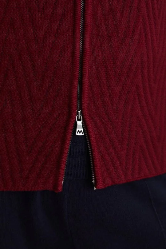Hemington - Activewear Merino Yün Bordo Yelek (5)