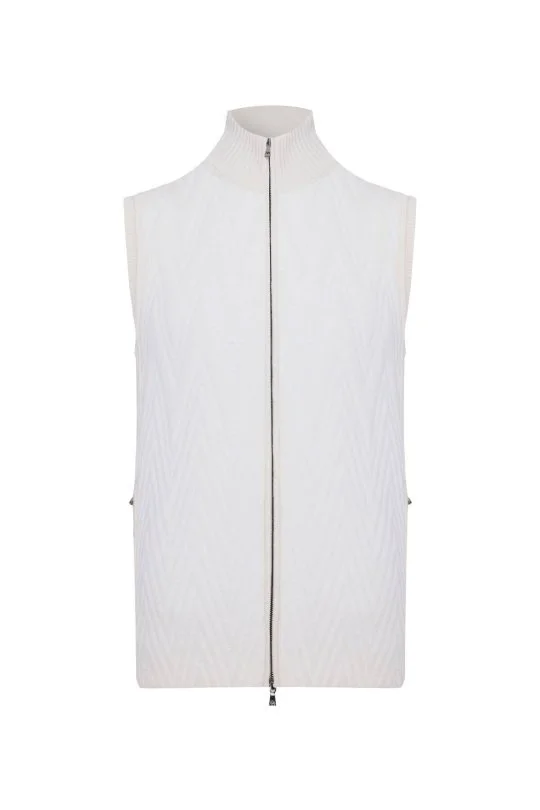 Hemington - Activewear Merino Yün Ekru Yelek (6)