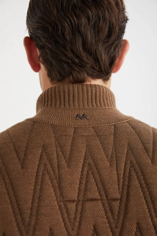 Hemington - Activewear Merino Yün Tütün Rengi Yelek (4)