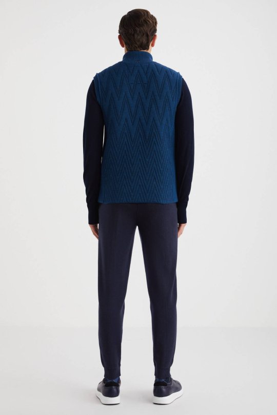 Activewear Merino Yün Yeşil Yelek