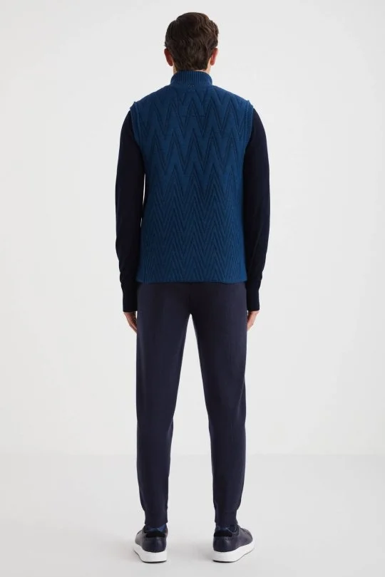 Hemington - Activewear Merino Yün Yeşil Yelek (5)