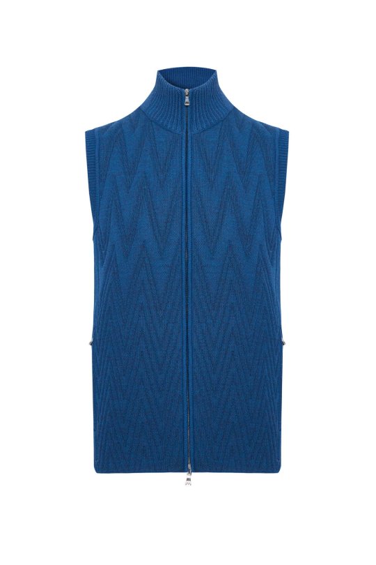 Activewear Merino Yün Yeşil Yelek