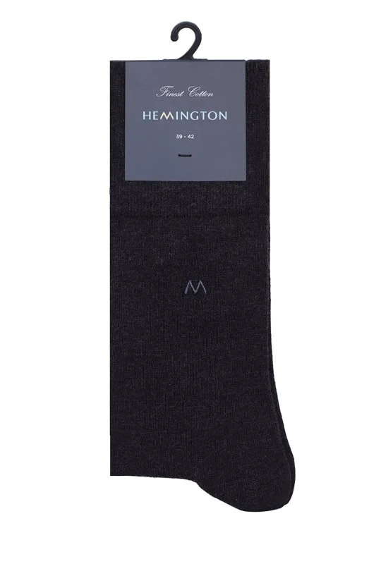 Hemington - Antrasit Pamuklu Çorap (2)