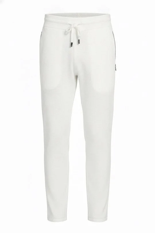 Hemington - Bağcıklı Beyaz Slim Fit Triko Pantolon (6)
