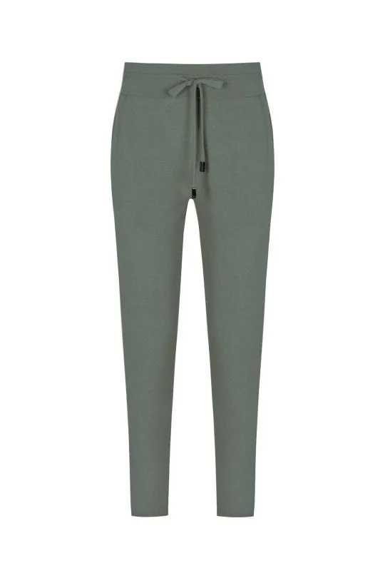 Hemington - Bağcıklı Haki Slim Fit Triko Pantolon (7)