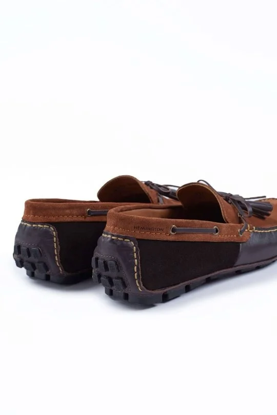 Hemington - Bağcıklı Kahverengi Süet Deri Loafer (2)