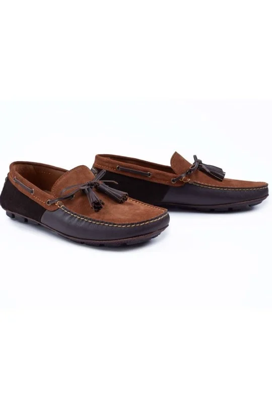 Hemington - Bağcıklı Kahverengi Süet Deri Loafer (4)